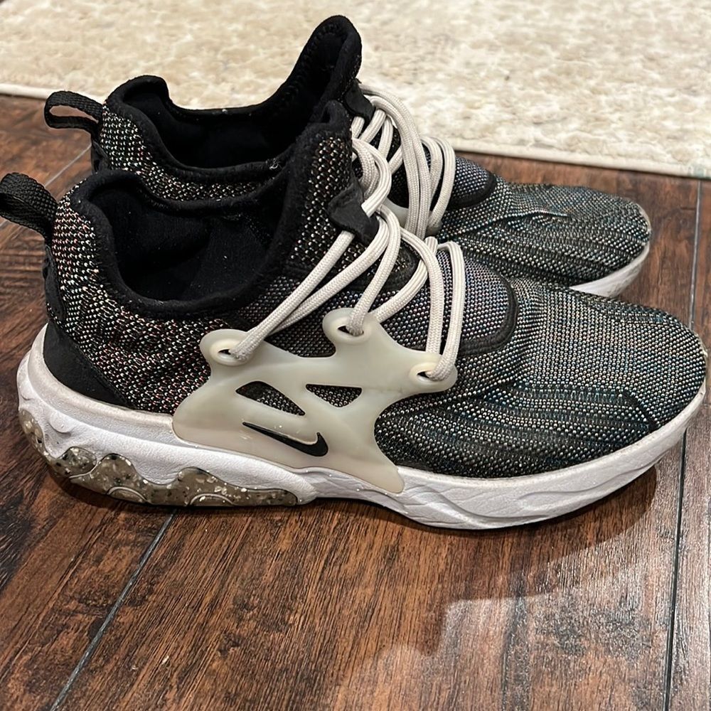 Nike Mens React Presto Flyknit Running Shoes‎ men’s size 8 women’s size 9.5 GUC